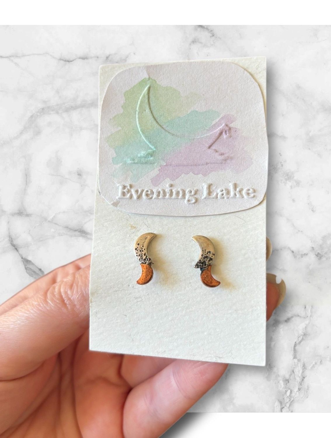 Double Moon Studs