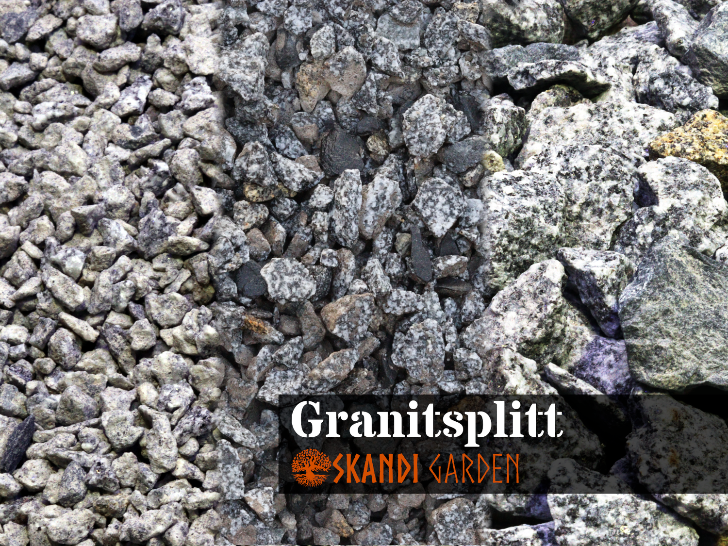 Granitedelsplitt