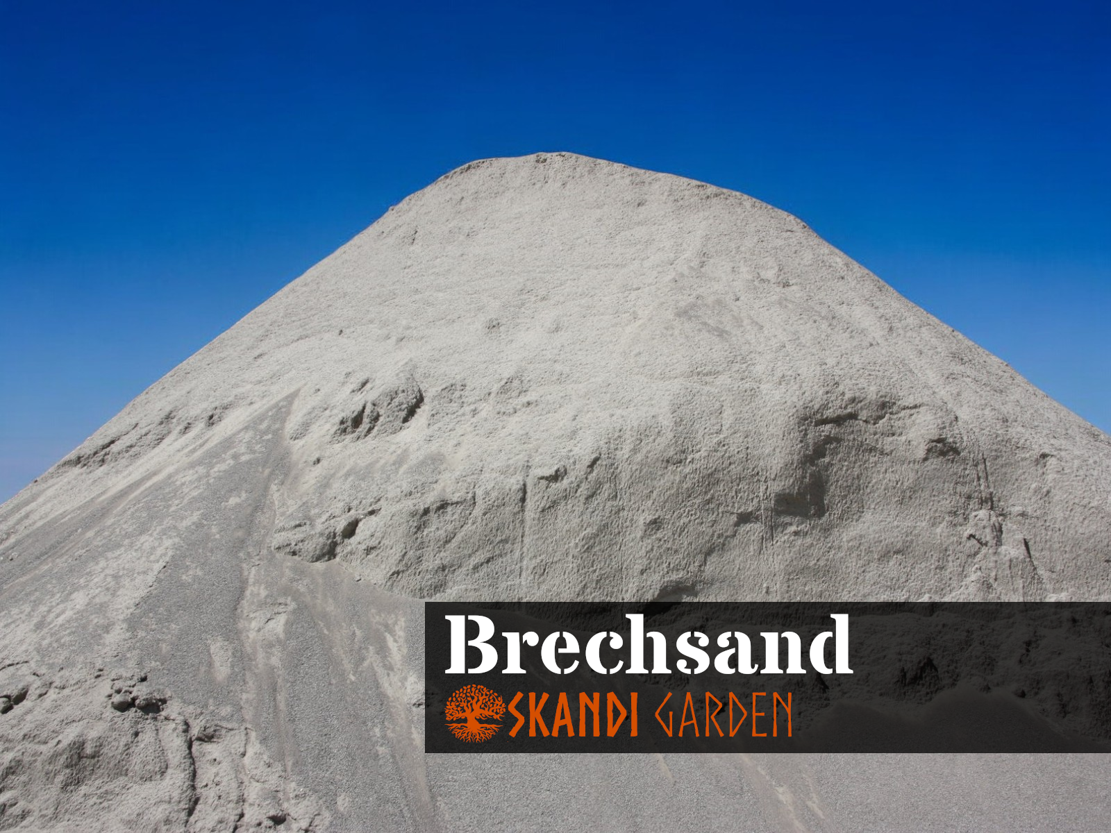 Brechsand, grau