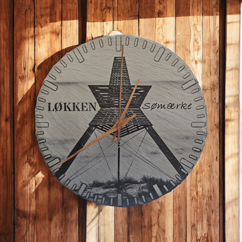 Schieferuhr "Løkken Sørmærke"