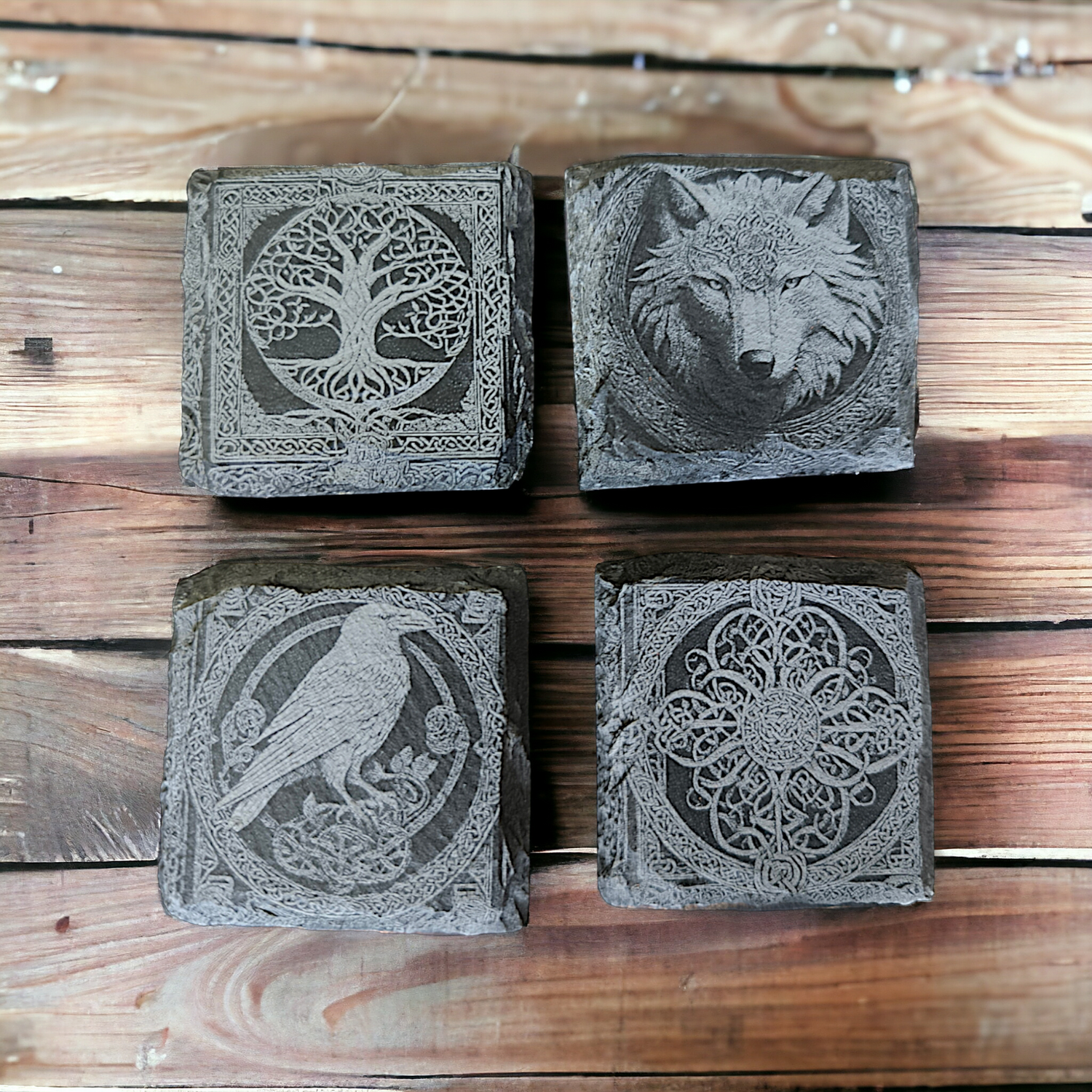 Schiefer Magnet Set "Celtic"