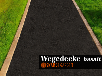 Wassergebundene Wegedecke, basalt Wassergebundene Wegedecke, basalt