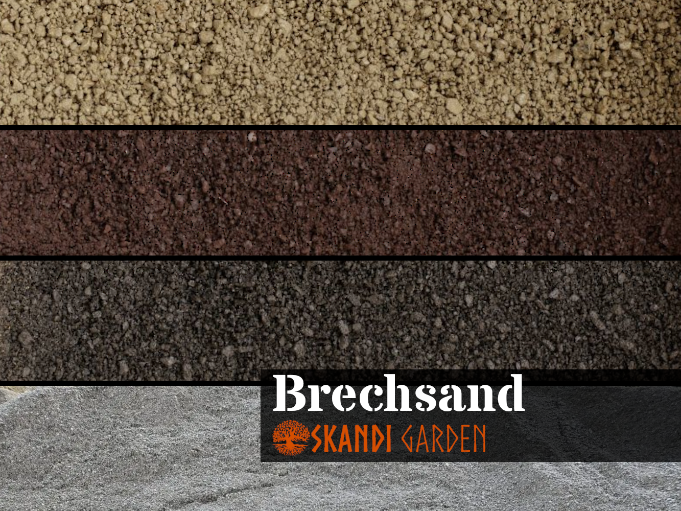 Brechsand, rot