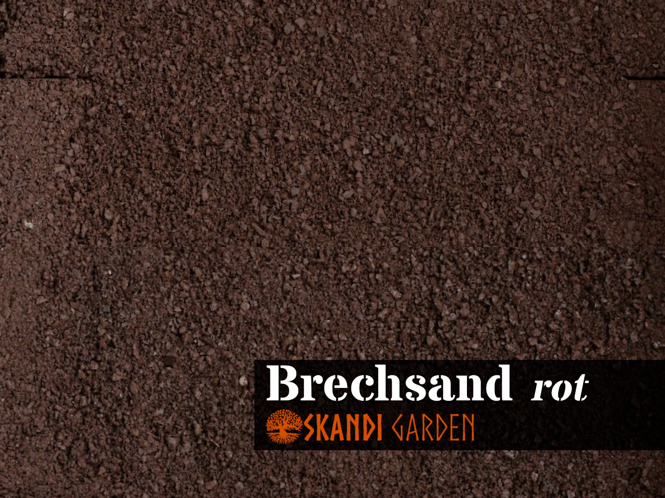 Brechsand, rot