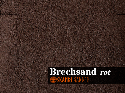 Brechsand, rot