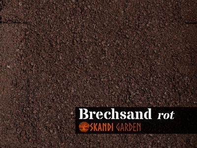 Brechsand, rot