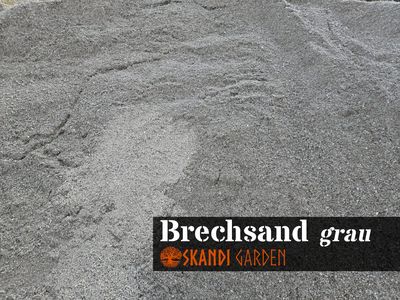 Brechsand, grau