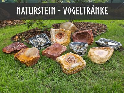 Naturstein - Vogeltränke