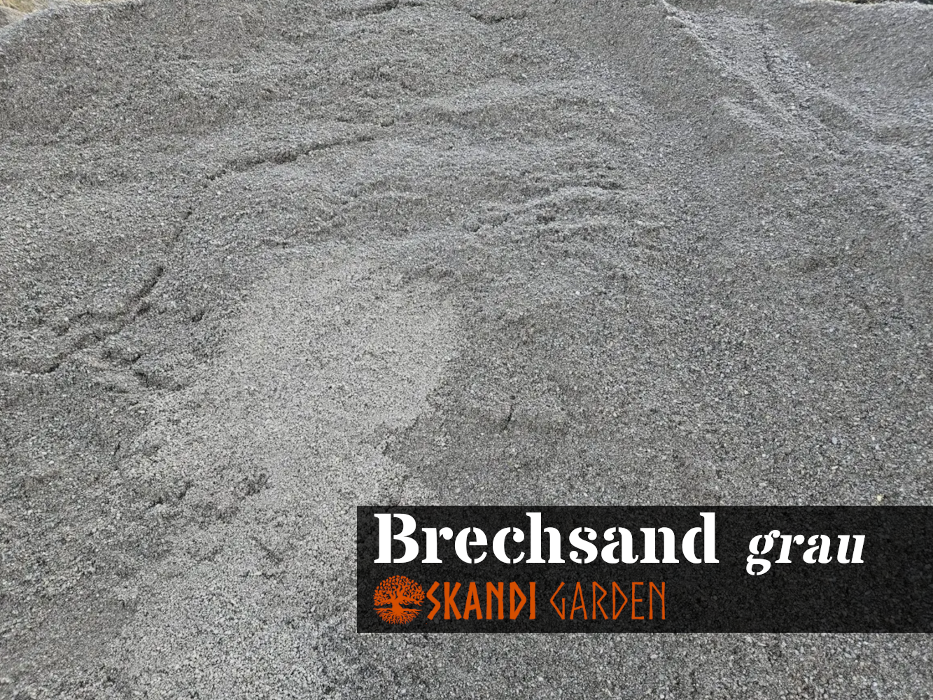Brechsand, grau