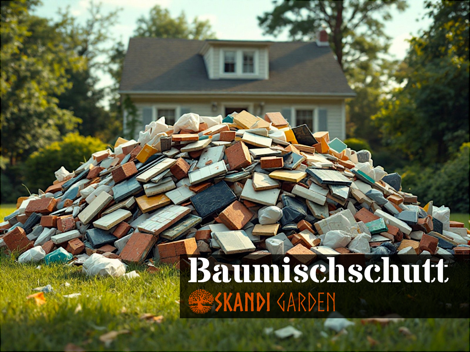 Baumischschutt - loses Entsorgungsgut
