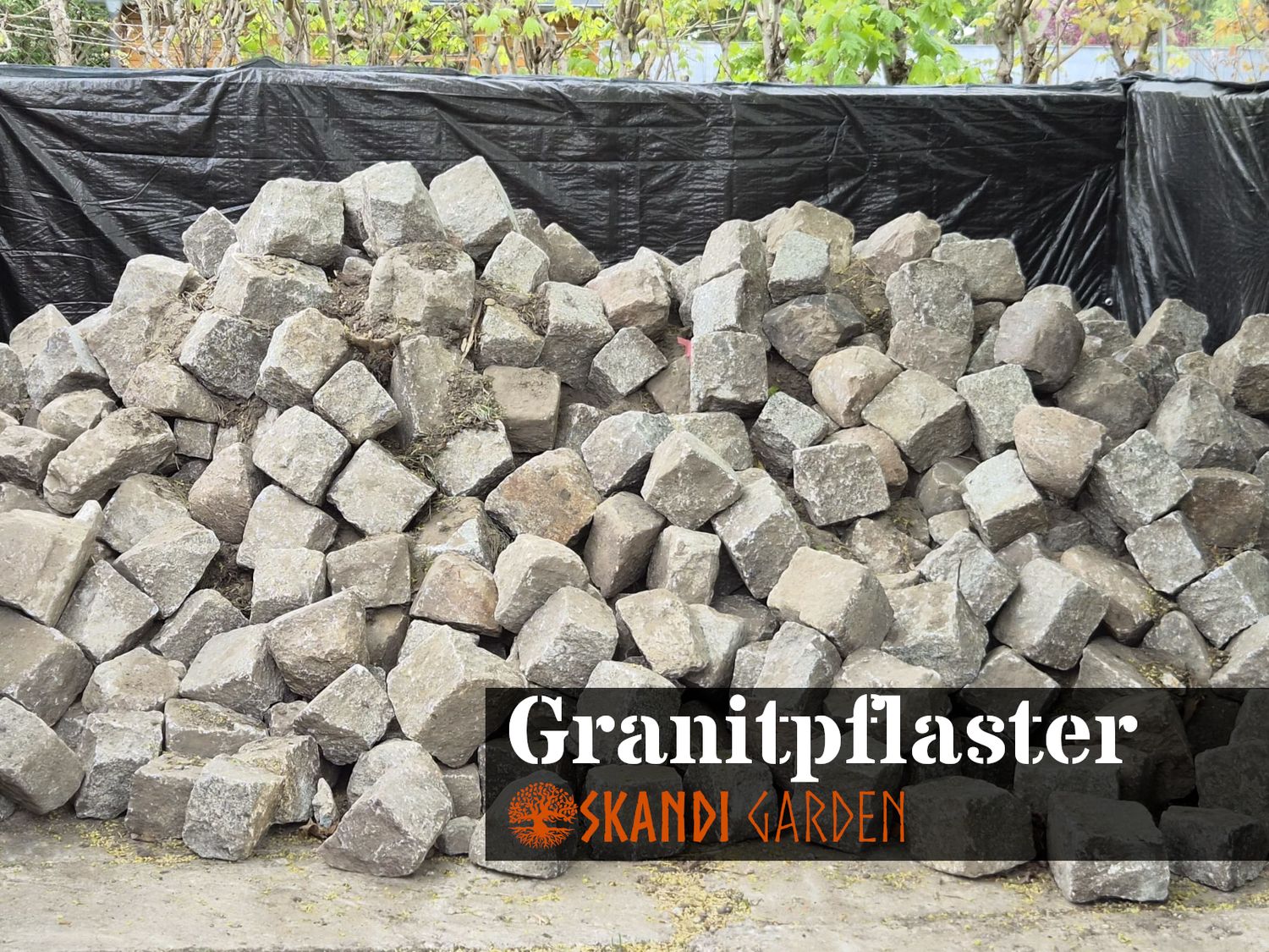 Granitpflaster / Natursteinwürfel – geschlagen