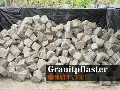Granitpflaster / Natursteinwürfel – geschlagen