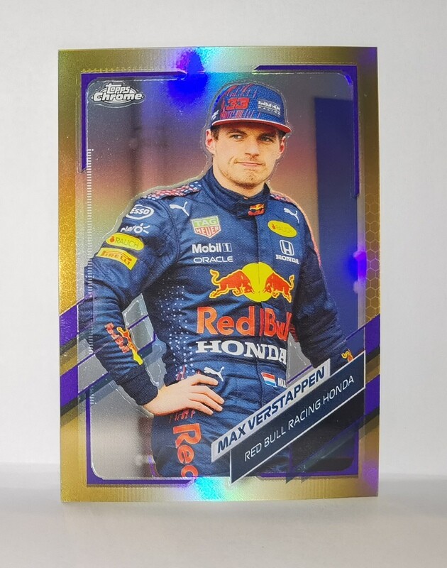 Nr. 55 Max Verstappen Gold/Purple Parallel Chrome 2021