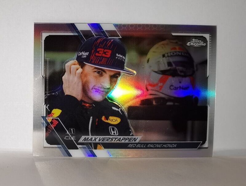 Nr. 43 Max Verstappen Refractor Chrome 2021