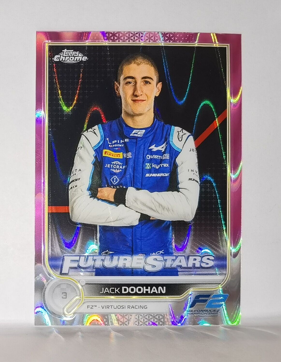 Nr. 79 Jack Doohan Rosa /75 Parallel Raywave Chrome 2022