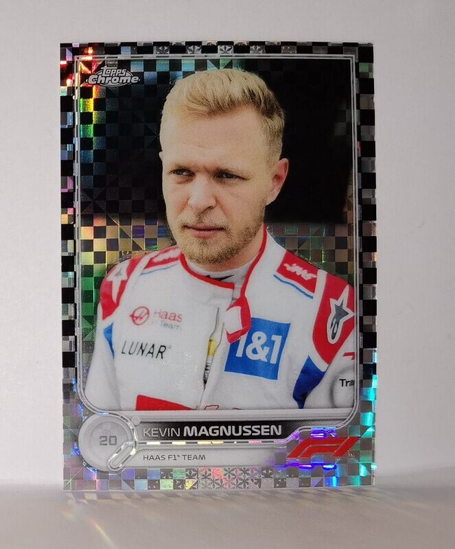 Nr. 75 Kevin Magnussen Checker Flag Chrome 22