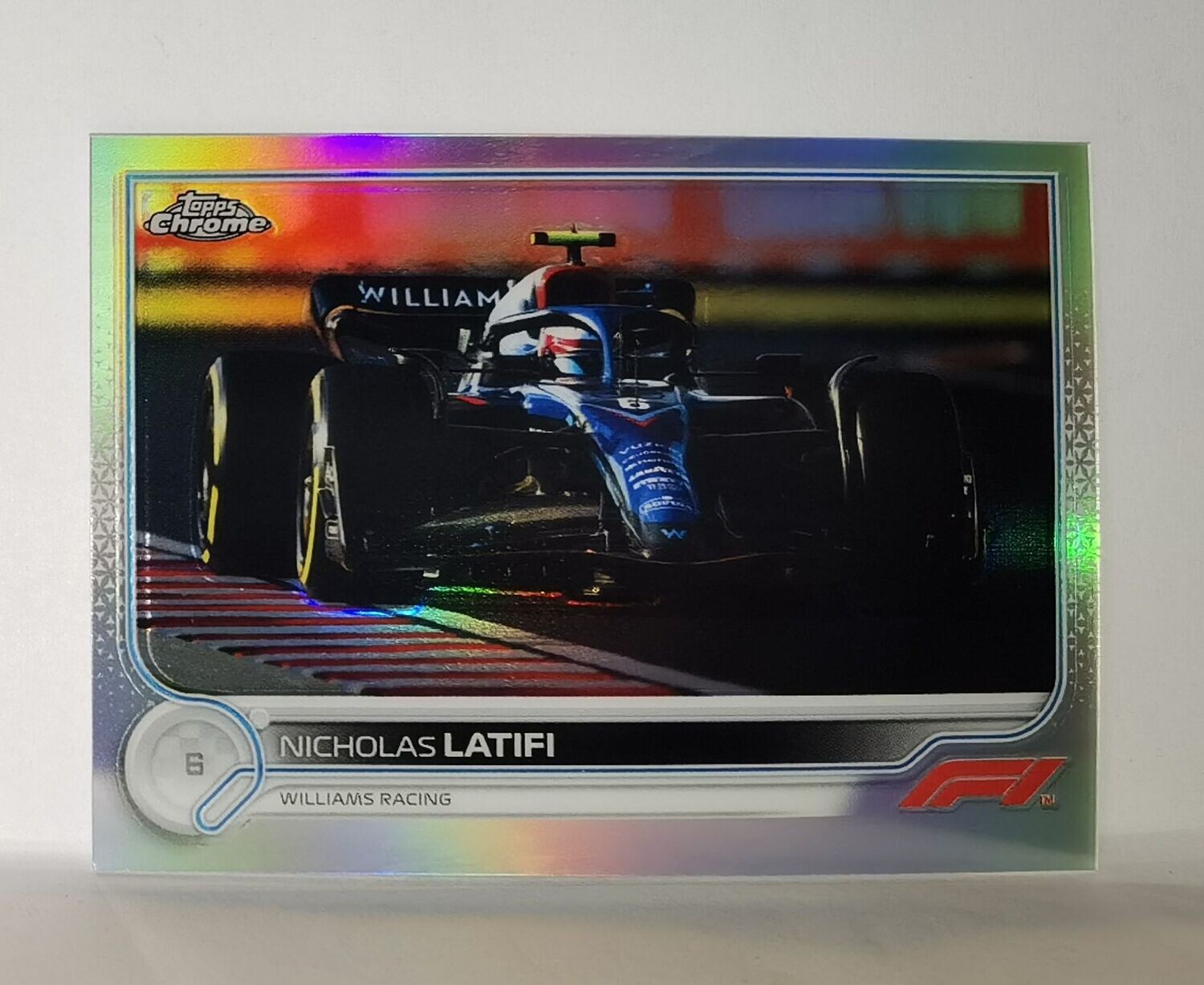 Nr. 123 Nicholas Latifi Refractor Chrome 2022