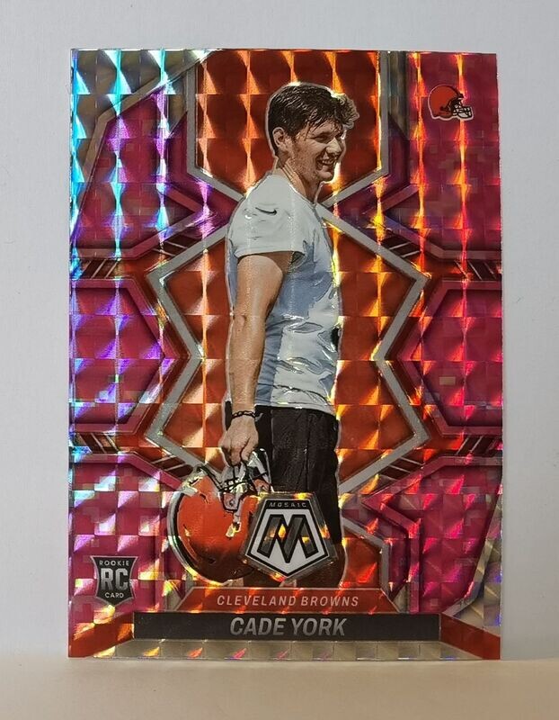 399 Cade York - Cleveland Browns PINK PRIZM