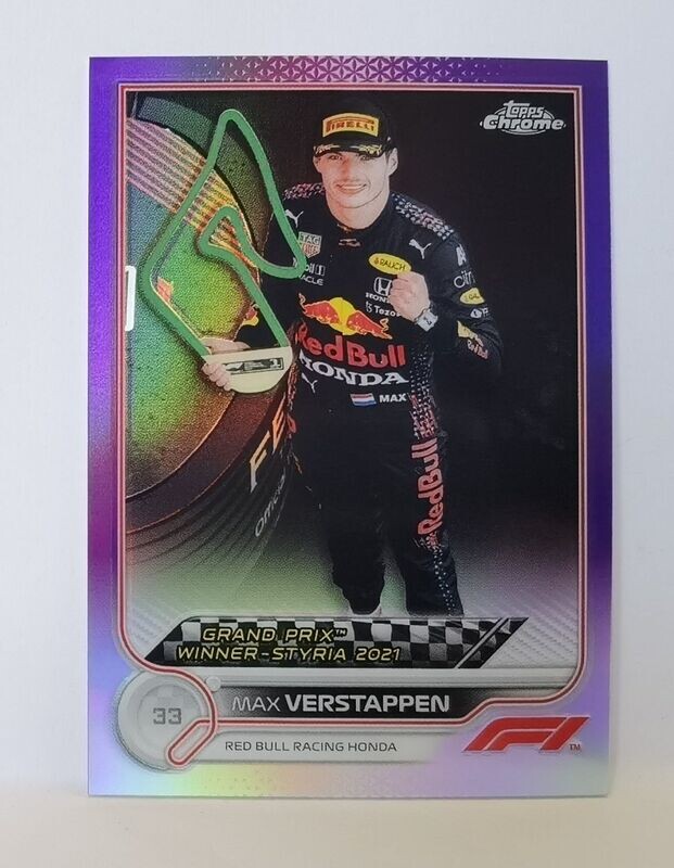 Nr. 158 Max Verstappen Purple /399 Parallel Chrome 2022