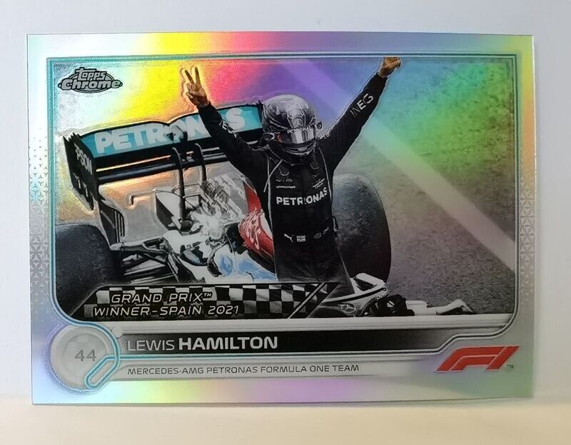 Nr. 154 Lewis Hamilton Refractor Chrome 2022