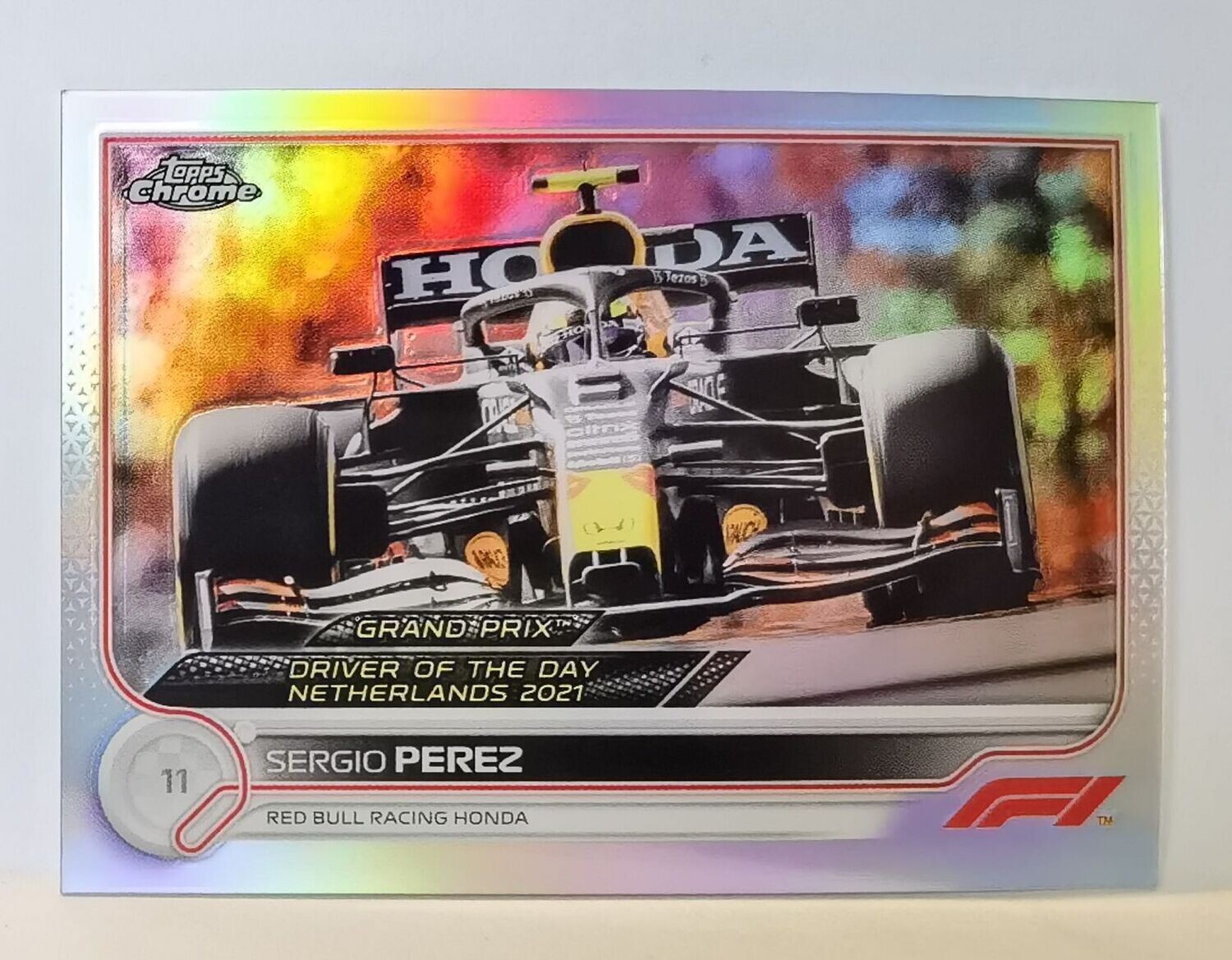 Nr. 184 Sergio Perez Refractor Chrome 2022