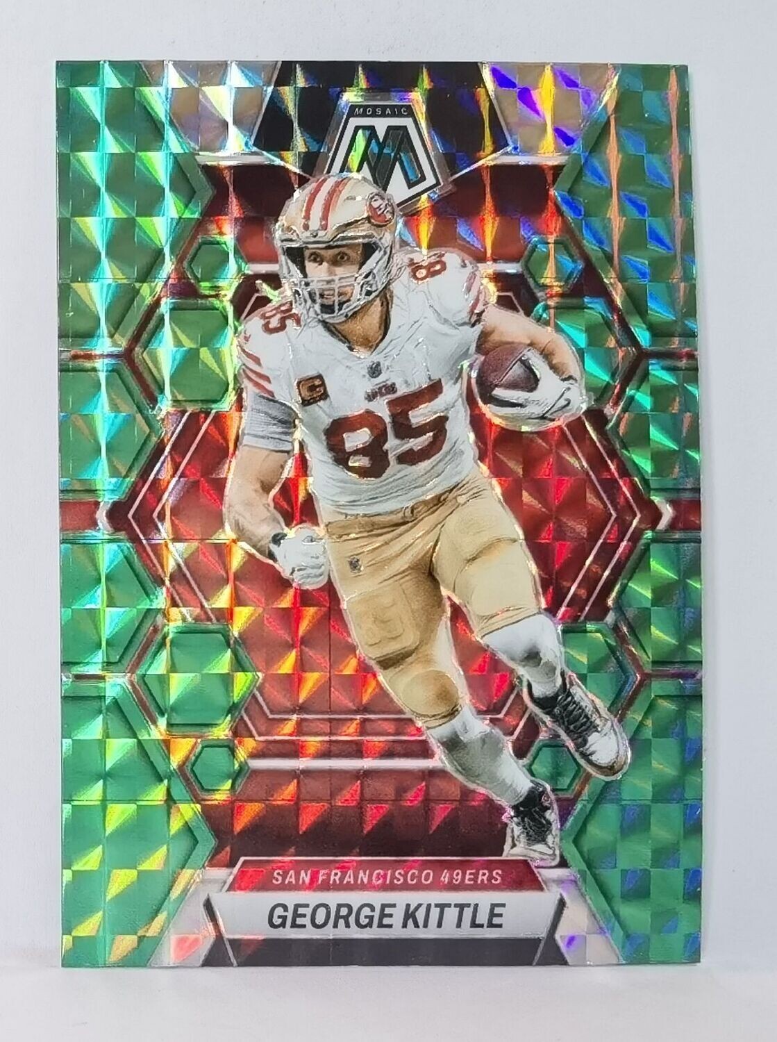 214 George Kittle - San Francisco 49ers (GREEN PRIZM)