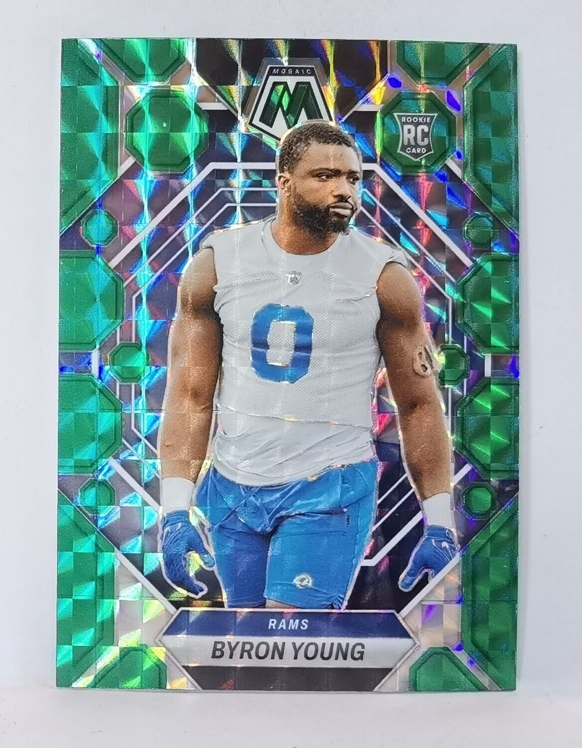 291 Byron Young - Los Angeles Rams (GREEN PRIZM)