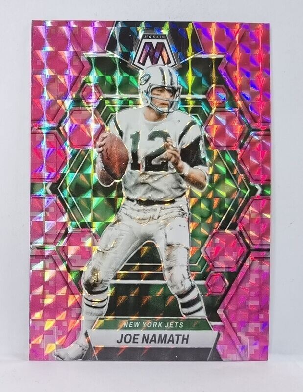 79 Joe Namath - New York Jets (PINK PRIZM)