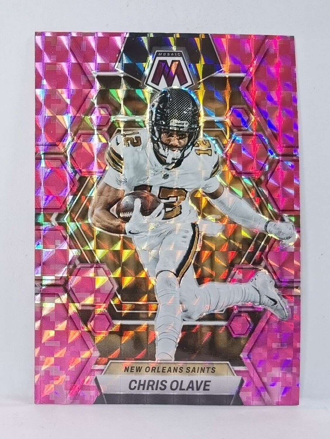 170 Chris Olave - New Orleans Saints (PINK PRIZM)