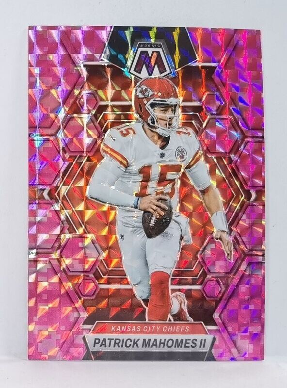 109 Patrick Mahomes II - Kansas City Chiefs (PINK PRIZM)