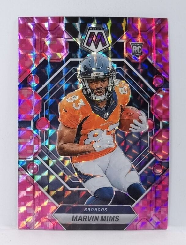 346 Marvin Mims - Denver Broncos (PINK PRIZM)