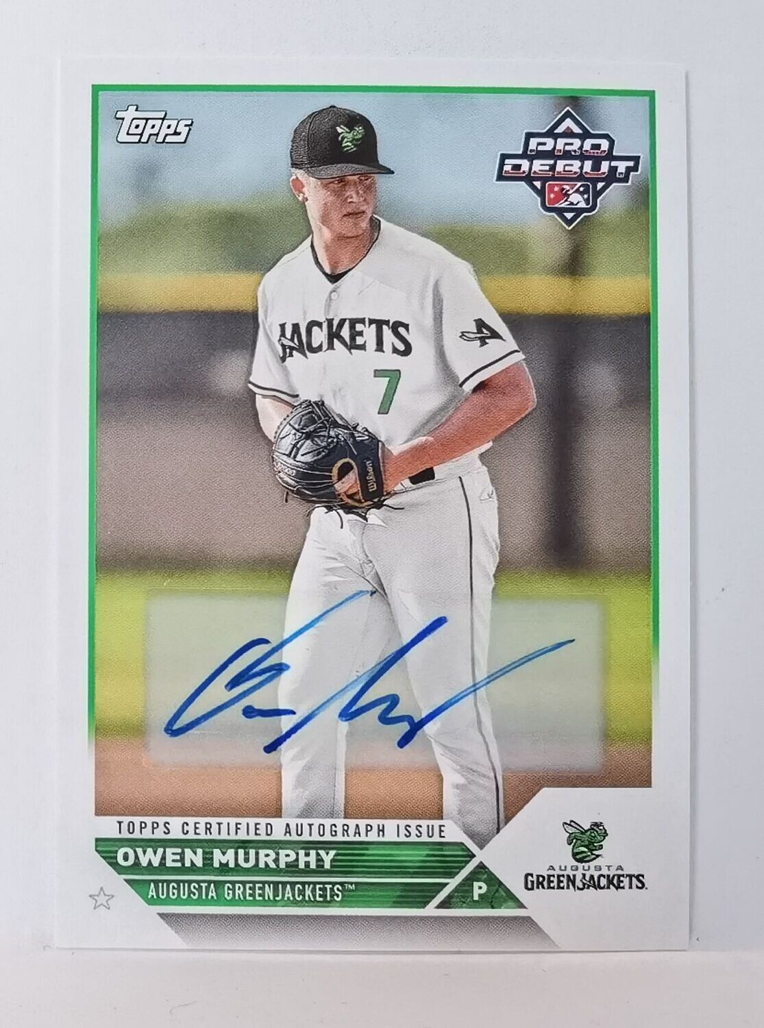 PD-135 Owen Murphy - Augusta GreenJackets (Auto)