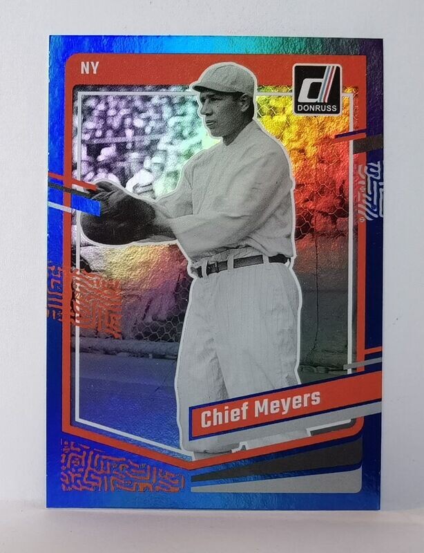 188 Chief Meyers - New York Giants ( Holo Blue)