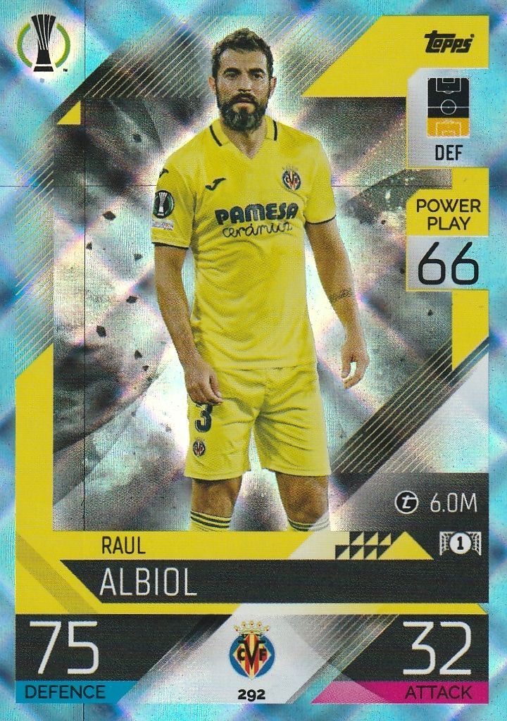 292 Raúl Albiol - Villarreal CF (Crystal)