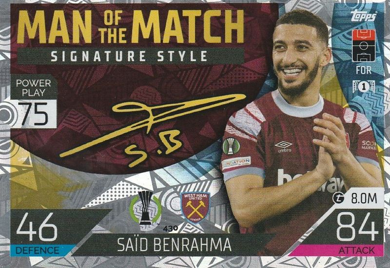 430 Said Benrahma - West Ham United