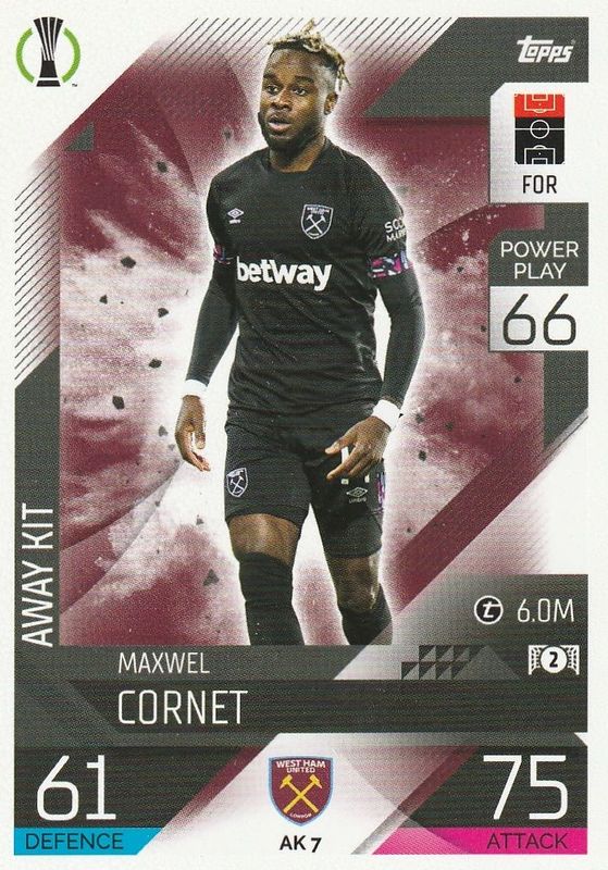 AK 7 Maxwel Cornet - West Ham United