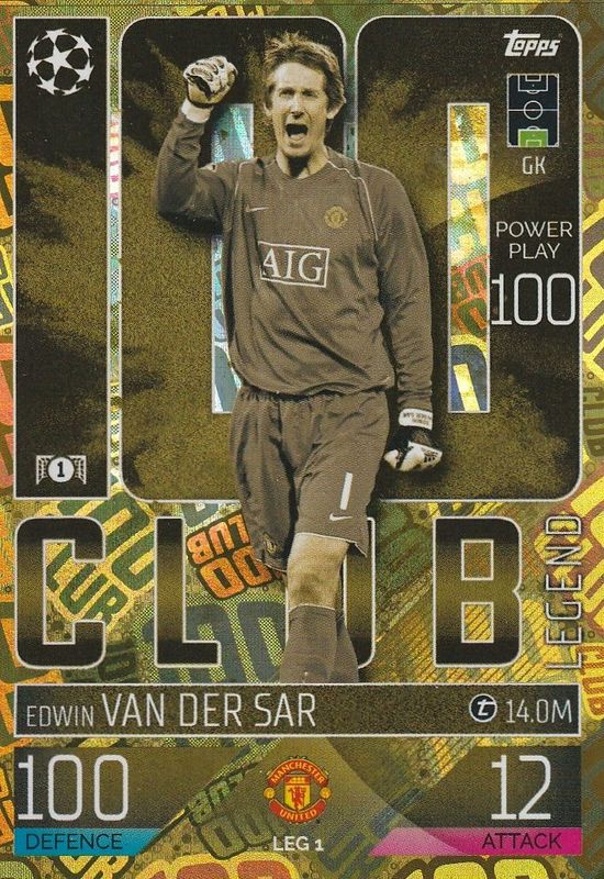 LEG 1 Edwin van der Sar - Manchester United