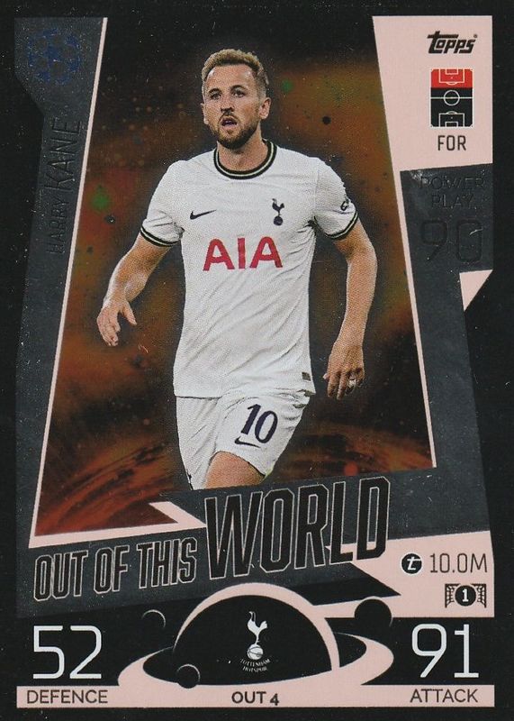 OUT 4 Harry Kane - Tottenham Hotspur