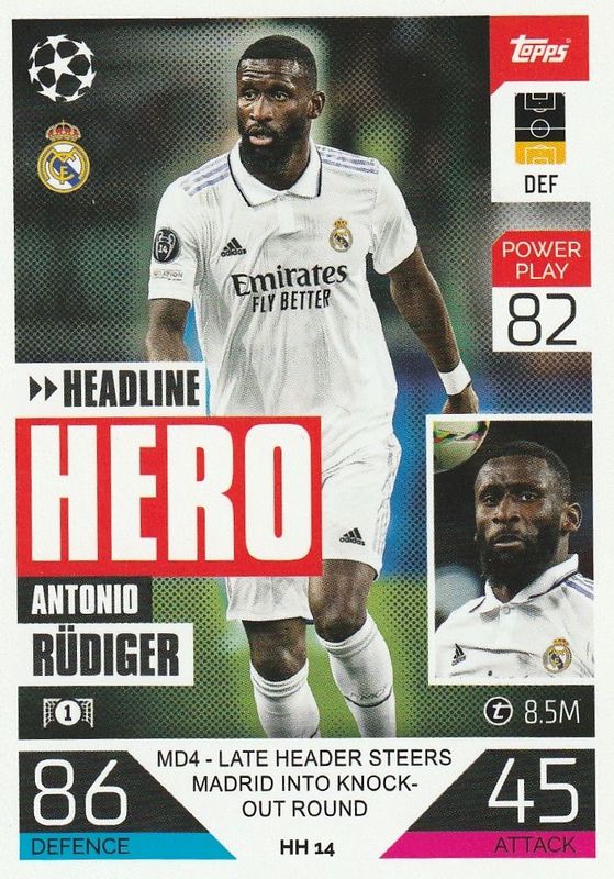 HH 14. Antonio Rüdiger - Real Madrid CF