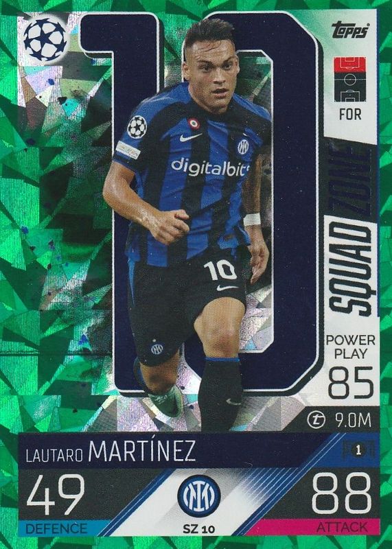 SZ 10. Lautaro Martinez -FC Internazionale Milano (Emerald)