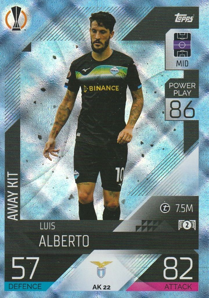 AK 22. Luis Alberto - SS Lazio (Crystal)