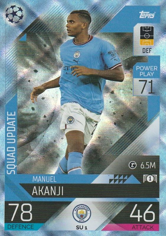 SU 1. Manuel Akanji - Manchester City (Crystal)