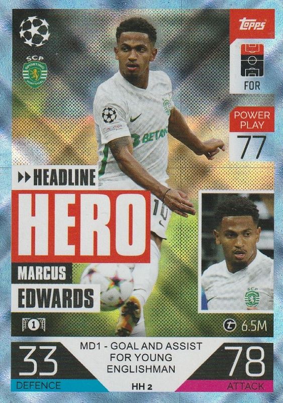 HH 2. Marcus Edwards - Sporting Clube de Portugal (Crystal)