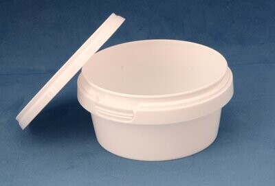 180ml White Tamper Evident Tubs with Lids