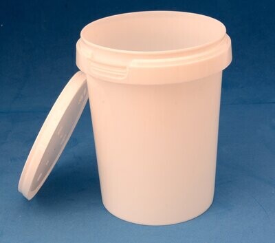 520ml White Tamper Evident Tubs with Lids