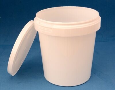 870ml White Tamper Evident Tubs and Lids