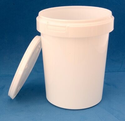 1000ml White Tamper Evident Tubs with Lids