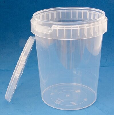 1000ml Clear Tamper Evident Tubs with Lids