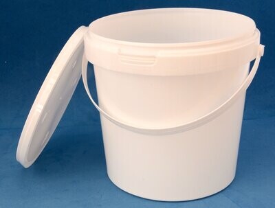 1580ml White Tamper Evident Tubs with handles and Lids