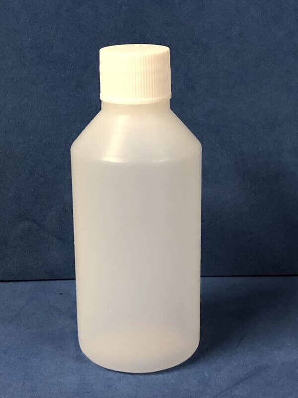 250ml Natural Bottles with 28mm Plain Wadded Screw Caps